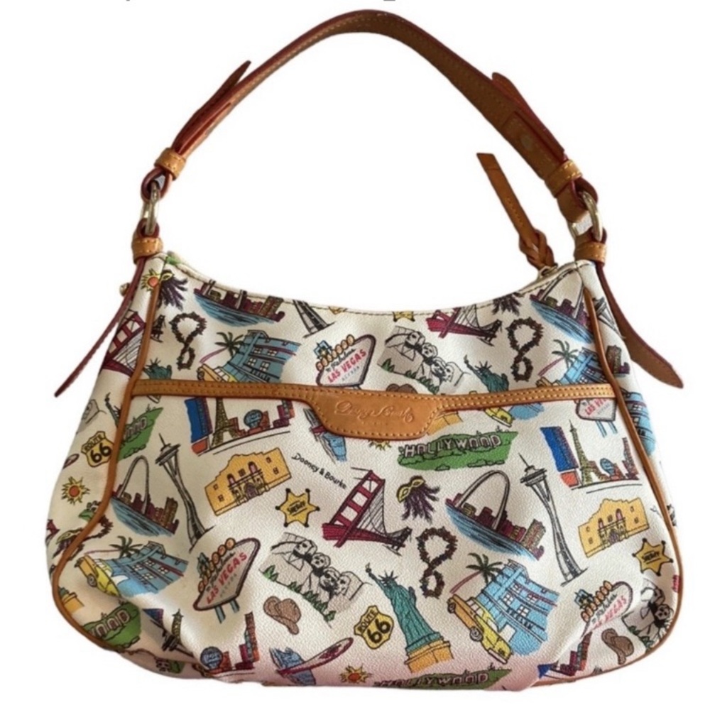 Dooney Bourke Americana landscapes purse shoulder bag